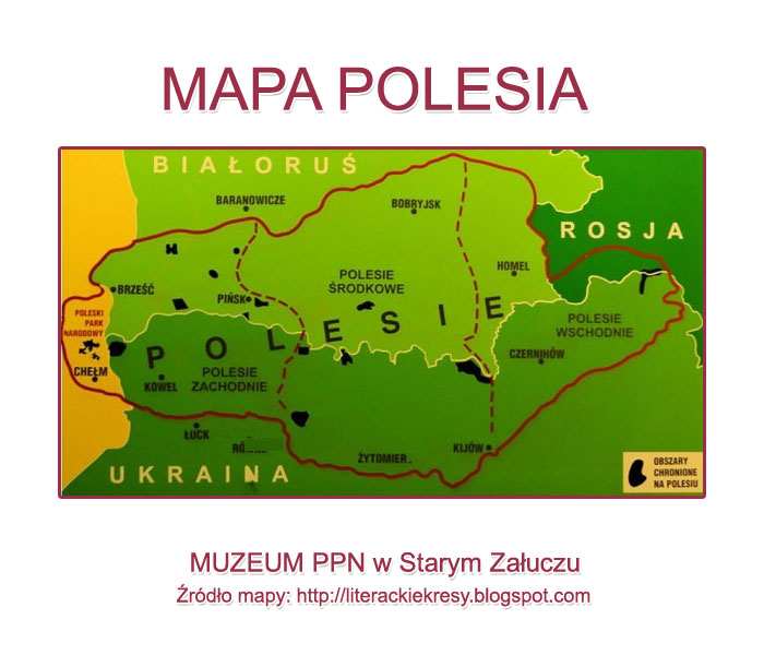 Mapa Polesia